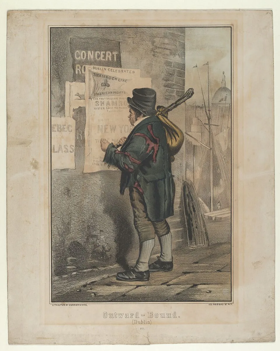 Outward Bound (Dublin) — Currier & Ives|Erskine Nicol