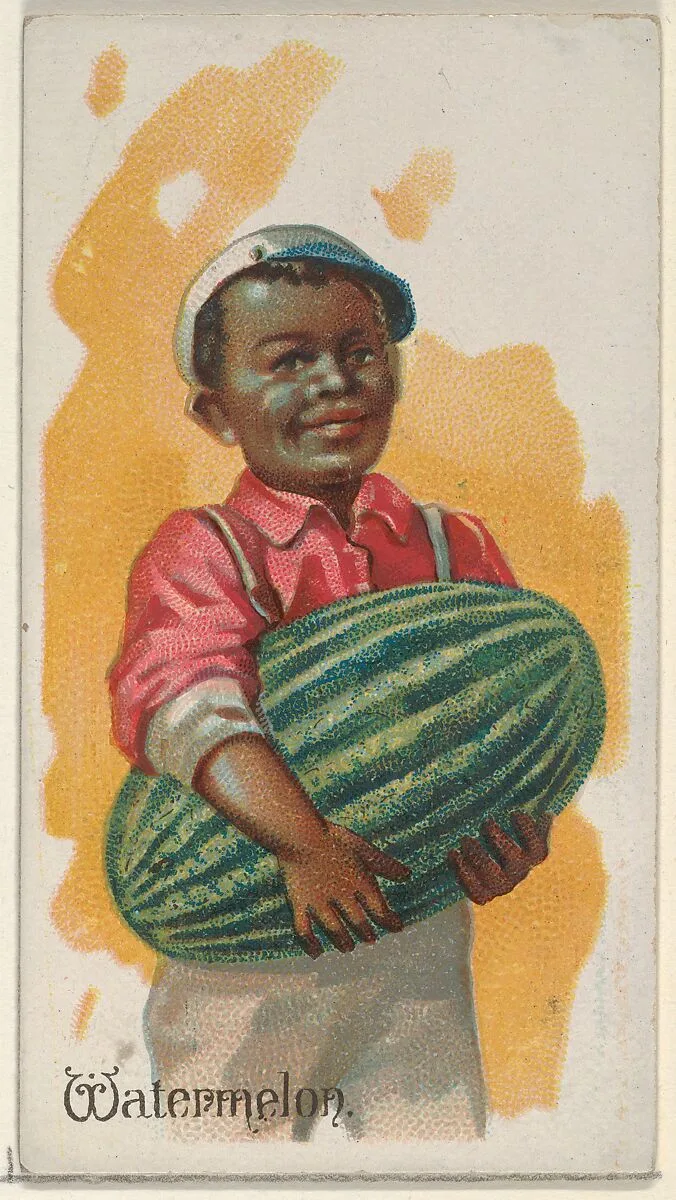 Watermelon, from the Fruits series (N12) for Allen & Ginter Cigarettes Brands — Allen & Ginter|George S. Harris & Sons