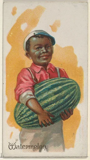 Watermelon, from the Fruits series (N12) for Allen & Ginter Cigarettes Brands