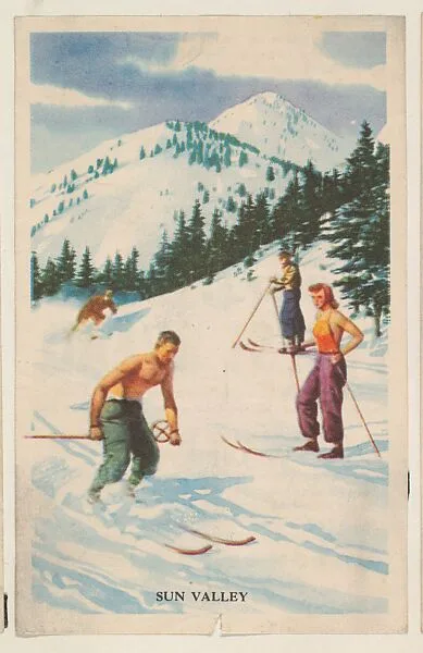 Sun Valley, bakery card from the Nature's Splendor series (D39-7), issued by Bell Bakeries, Inc. — Bell Bakeries, Inc.