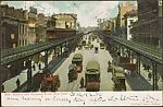 Bowery and Elevated Road, New York.