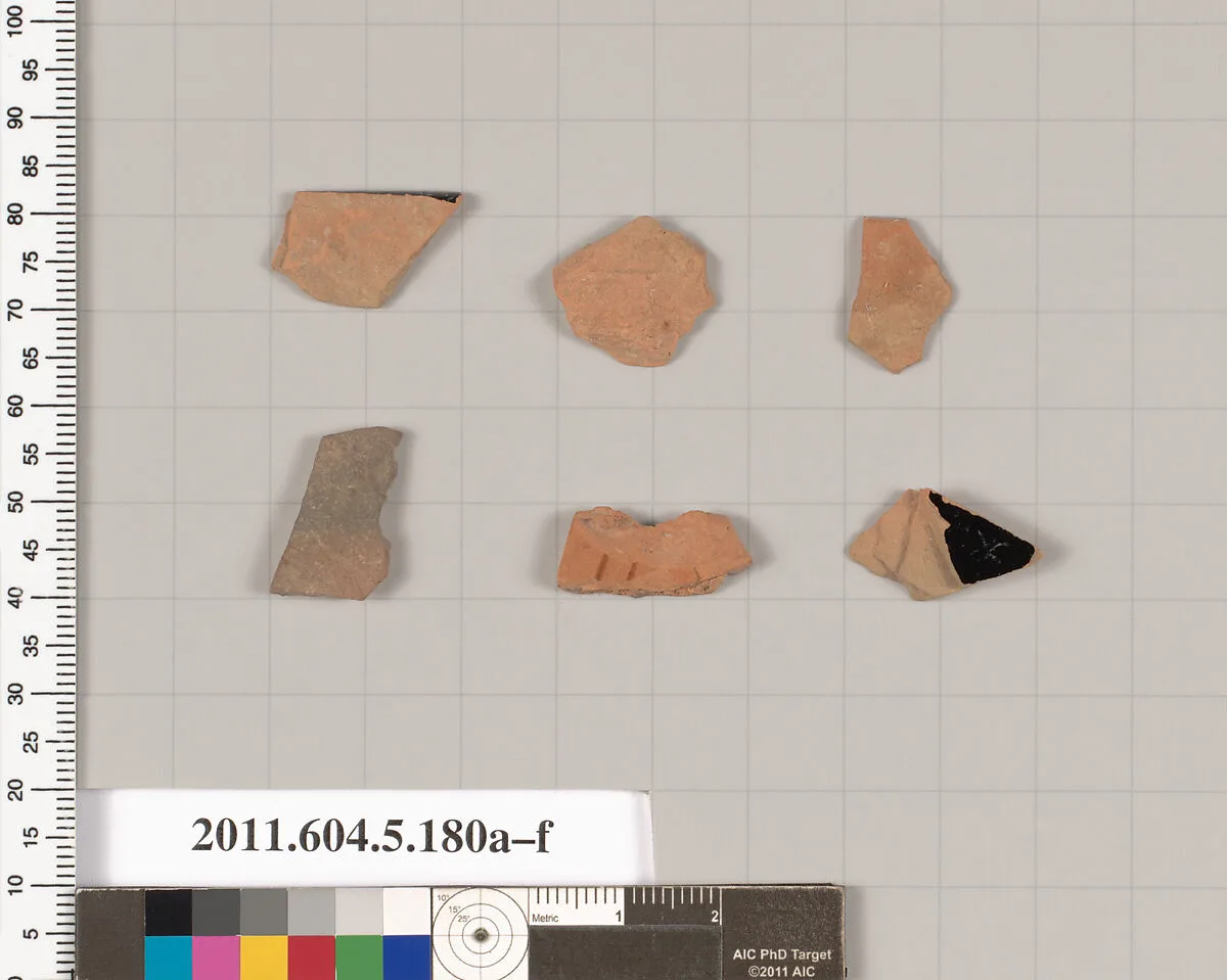 Terracotta fragments of kylikes (drinking cups) — Unknown