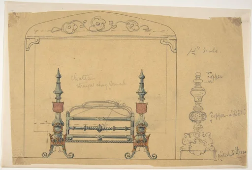 Design for a Grate and Surrounding Mantel