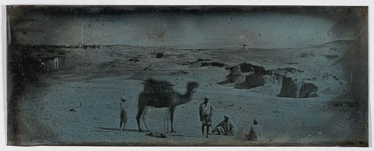 Desert near Alexandria (74. Près d’Alexandrie. Le désert. 1842.) — Joseph-Philibert Girault de Prangey