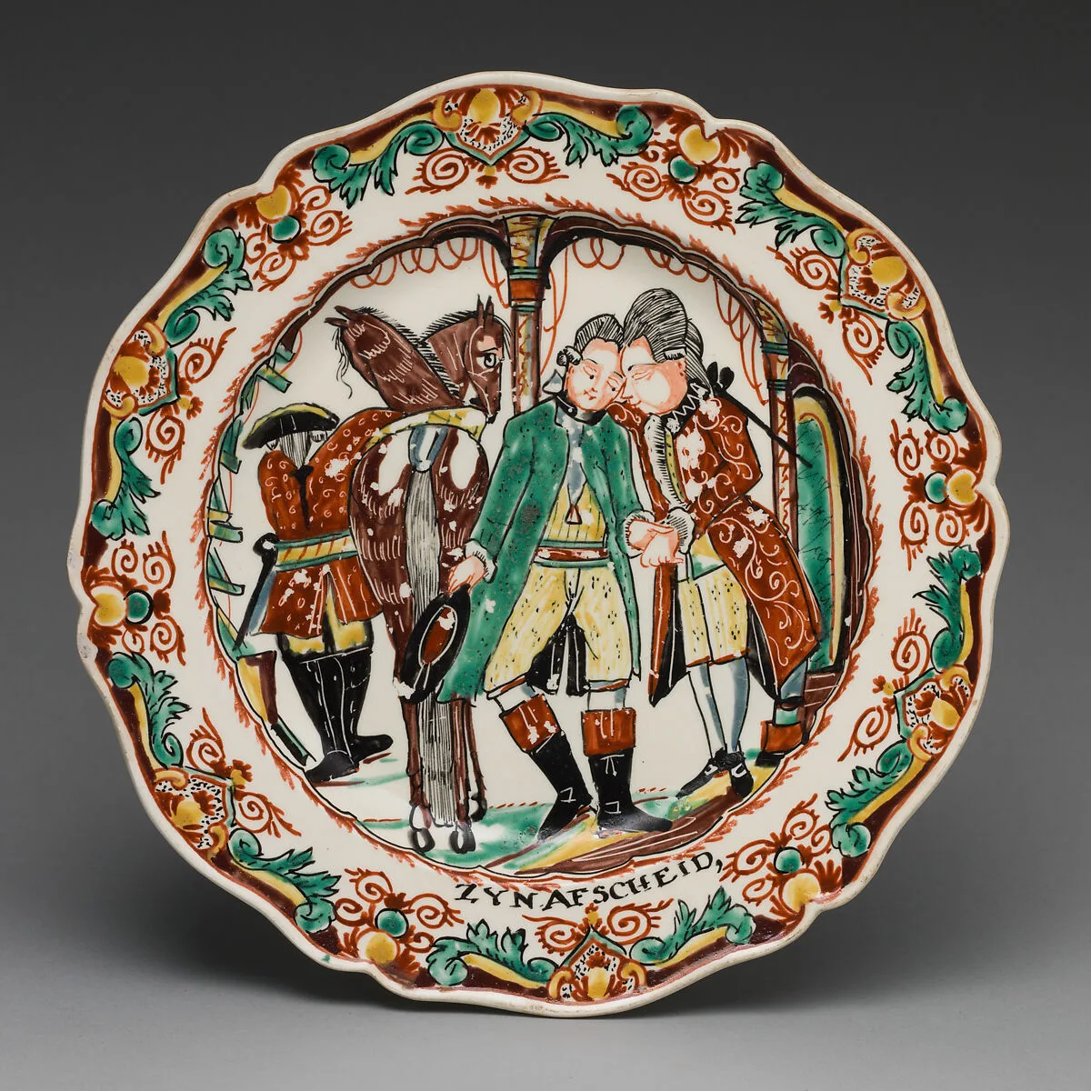 Plate (part of a set of six) — John Turner