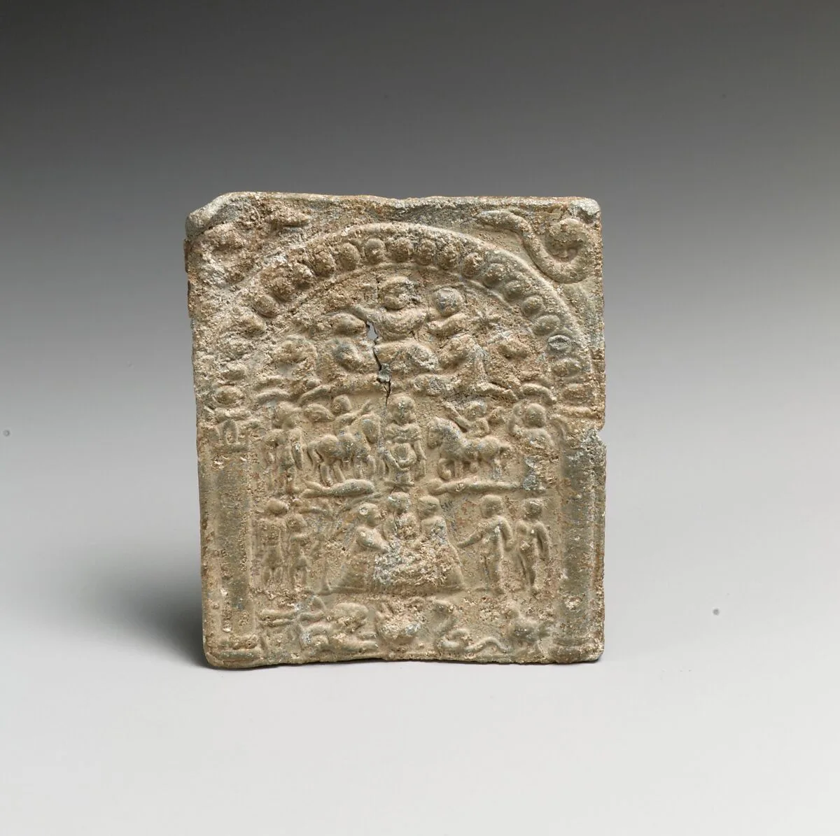 Lead votive plaque — Unknown