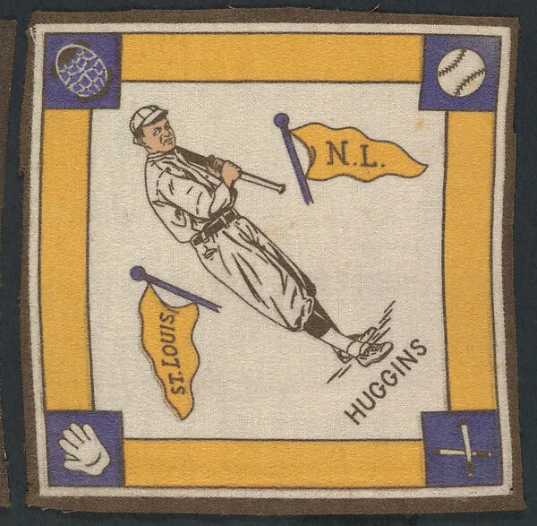Miller Huggins, St. Louis, National League from Baseball Players Felt Blanket series (B18) — Unknown