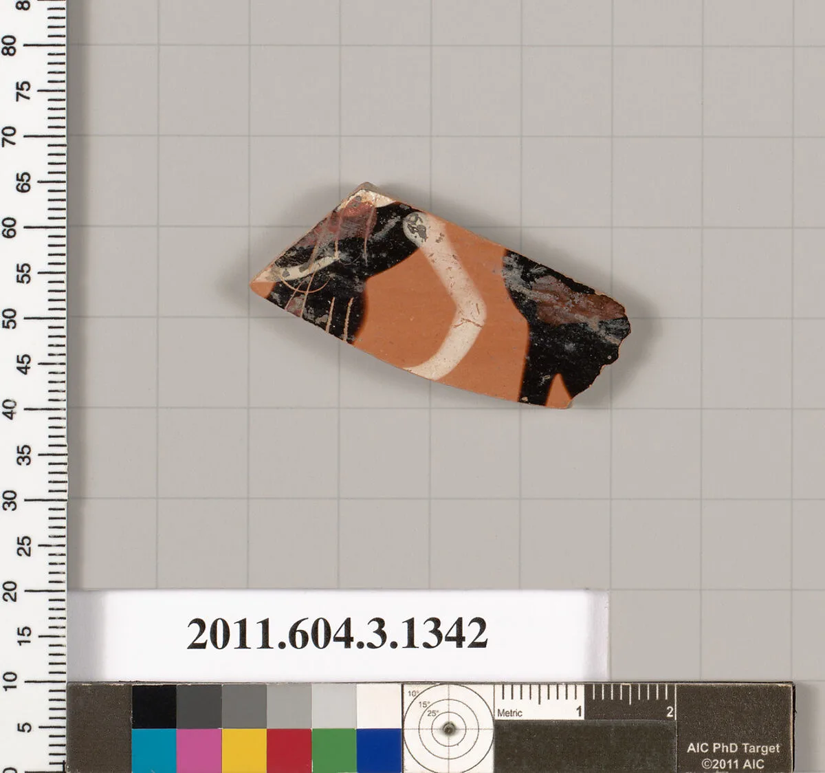 Terracotta fragment of a skyphos (deep drinking cup) — Unknown