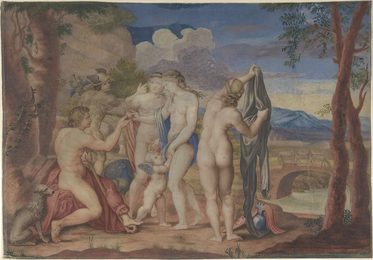 Judgment of Paris — Anonymous, Italian, 19th century