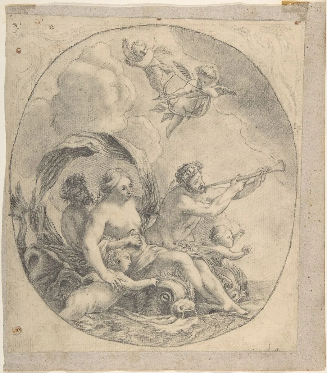 The Triumph of Galatea — Anonymous, Spanish, School of Seville, 17th century