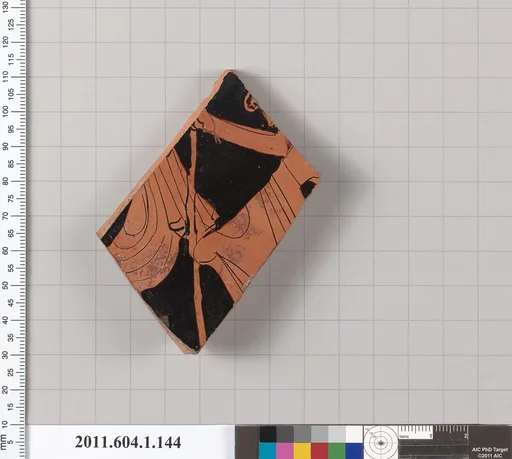 Terracotta fragment of a kylix (drinking cup)