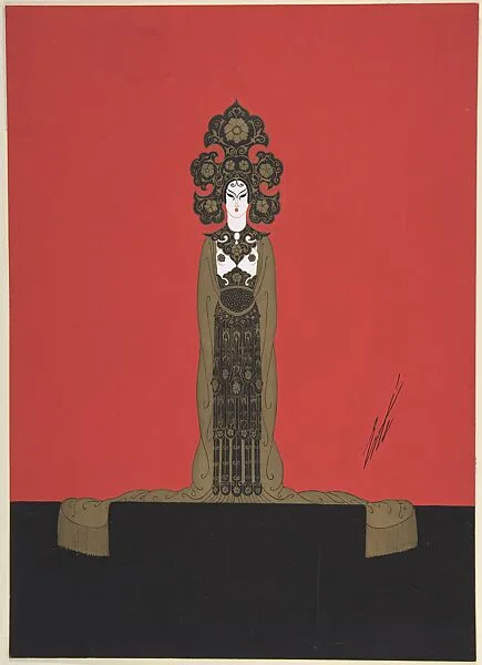 Costume design for "Le Printemps" — Erté (Romain de Tirtoff)