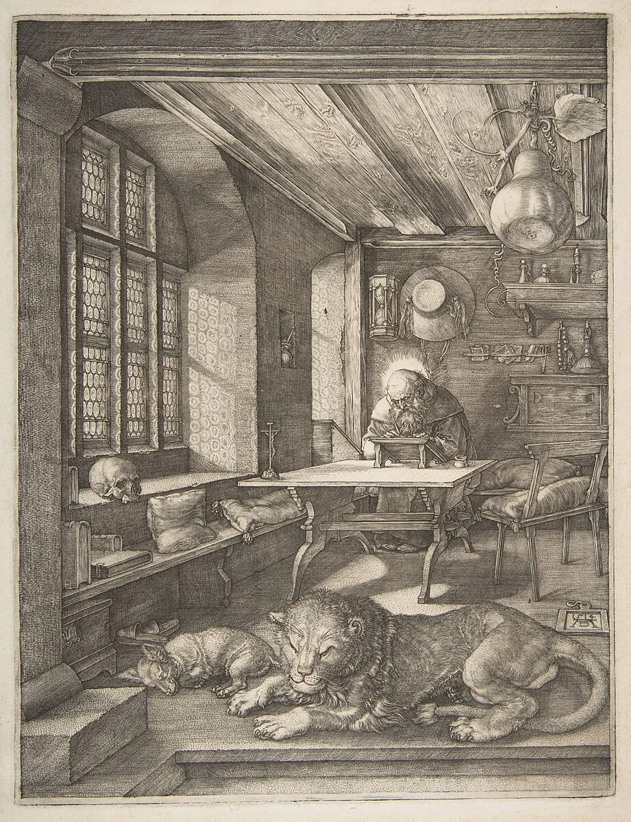 Saint Jerome in His Study — Albrecht Dürer
