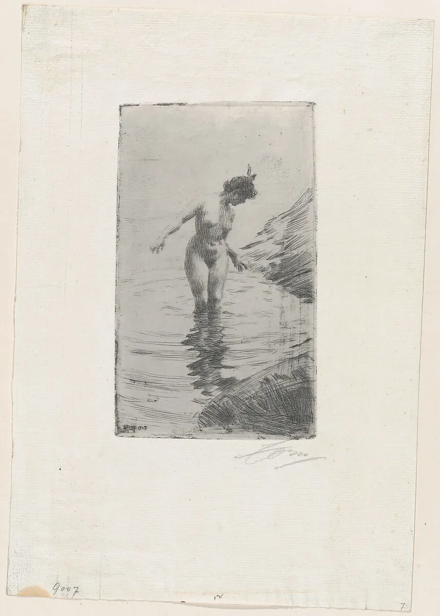 Rings of Water II (Cercles d'eau II) — Anders Zorn