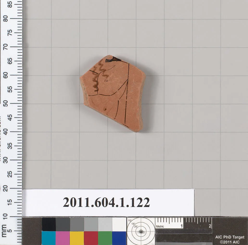 Terracotta fragment of a kylix (drinking cup) — Unknown