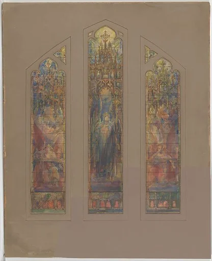 Design for triple lancet window