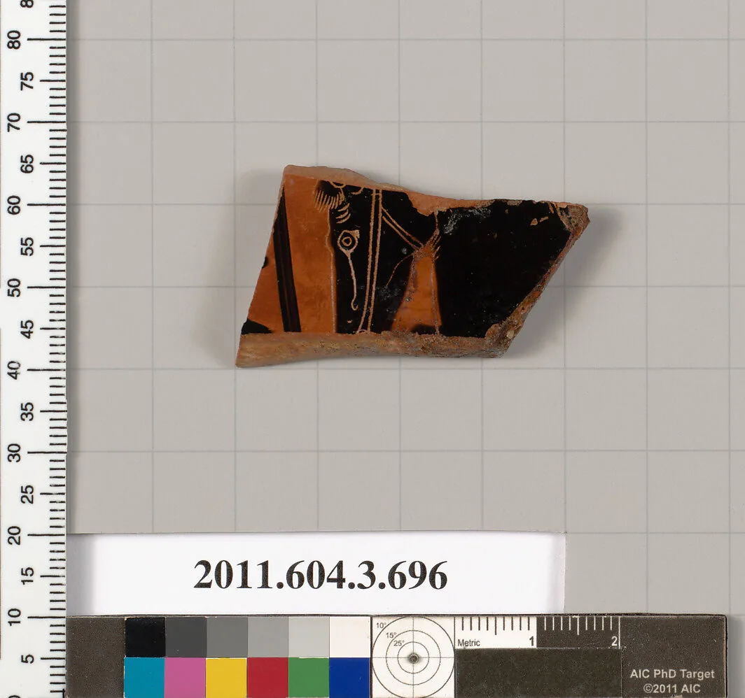 Terracotta fragment of a hydria (water jar) — Unknown