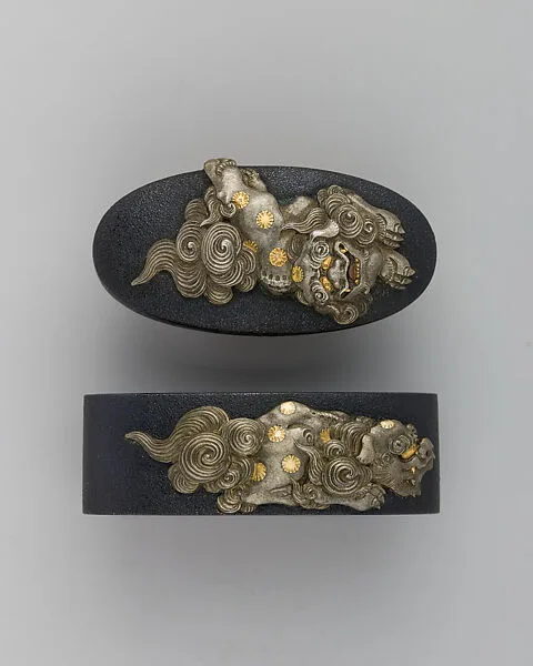 Sword-Hilt Collar and Pommel (Fuchigashira) — Unknown