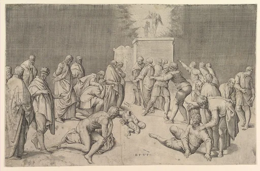 The Philistines Place the Ark of the Covenant in the Temple of Dagon