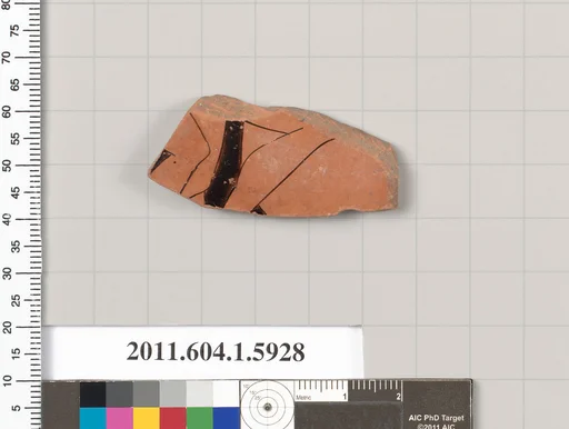 Terracotta fragment of a kylix (drinking cup)