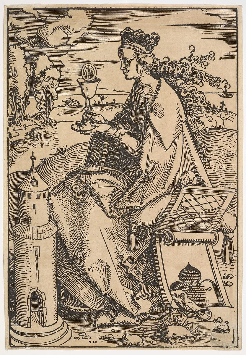 St. Barbara — Hans Baldung (called Hans Baldung Grien)