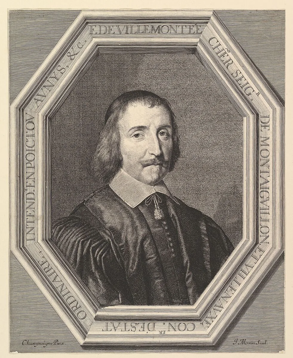 Francois de Villemontee, conseiller d'etat ordinaire — Jean Morin|Philippe de Champaigne