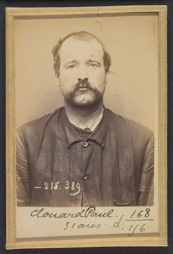 Clouard. Paul, Jules. 35 ans, né le 20/6/58 à Peugans (Manche). Rétameur. Anarchiste. 9/3/94.