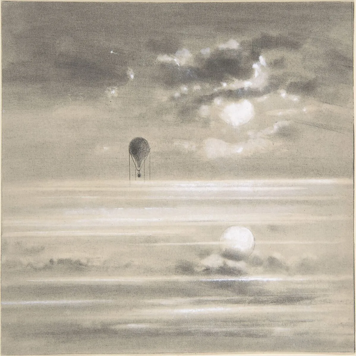Drawing for an Illustration in "Voyages du Flandre" — Albert-Charles Tissandier