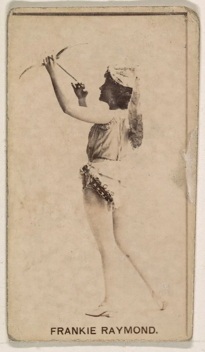 Frankie Raymond, from the Actresses series (N245) issued by Kinney Brothers to promote Sweet Caporal Cigarettes — Kinney Brothers Tobacco Company