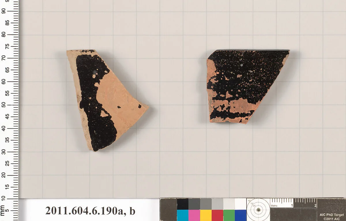 Terracotta rim fragments of skyphoi (deep drinking cups) — Unknown