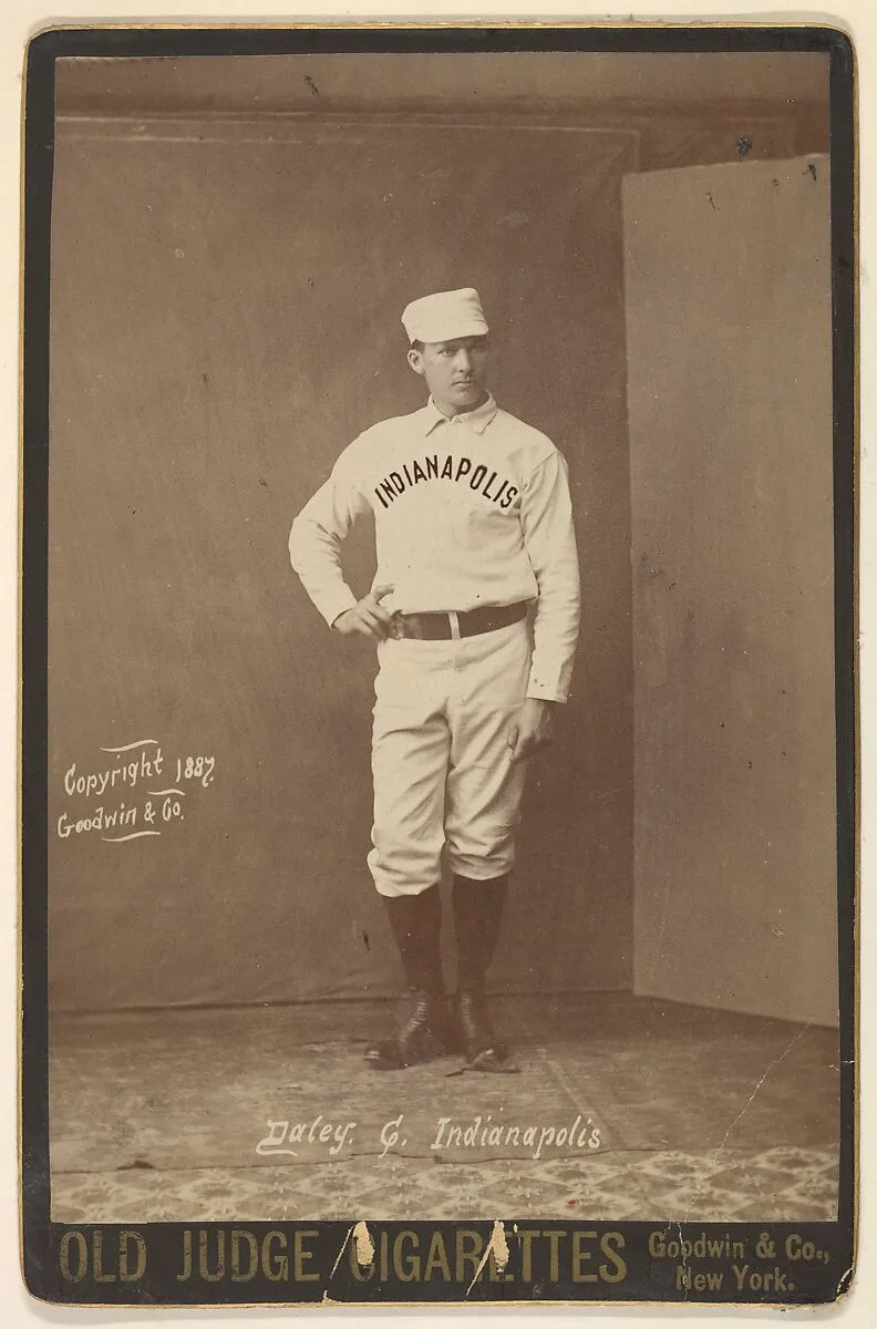 Daley, Catcher, Indianapolis, from the series Old Judge Cigarettes — Goodwin & Company