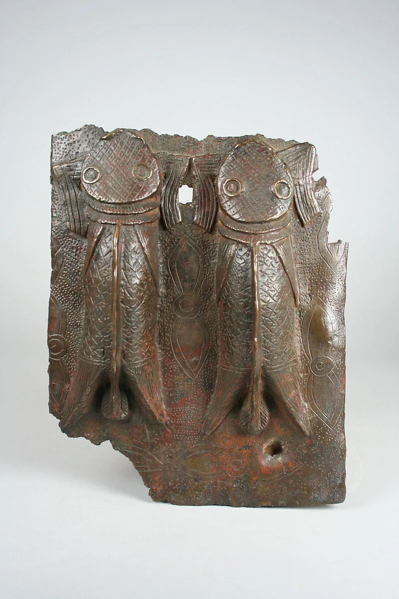 Plaque: Two Mudfish — Unknown