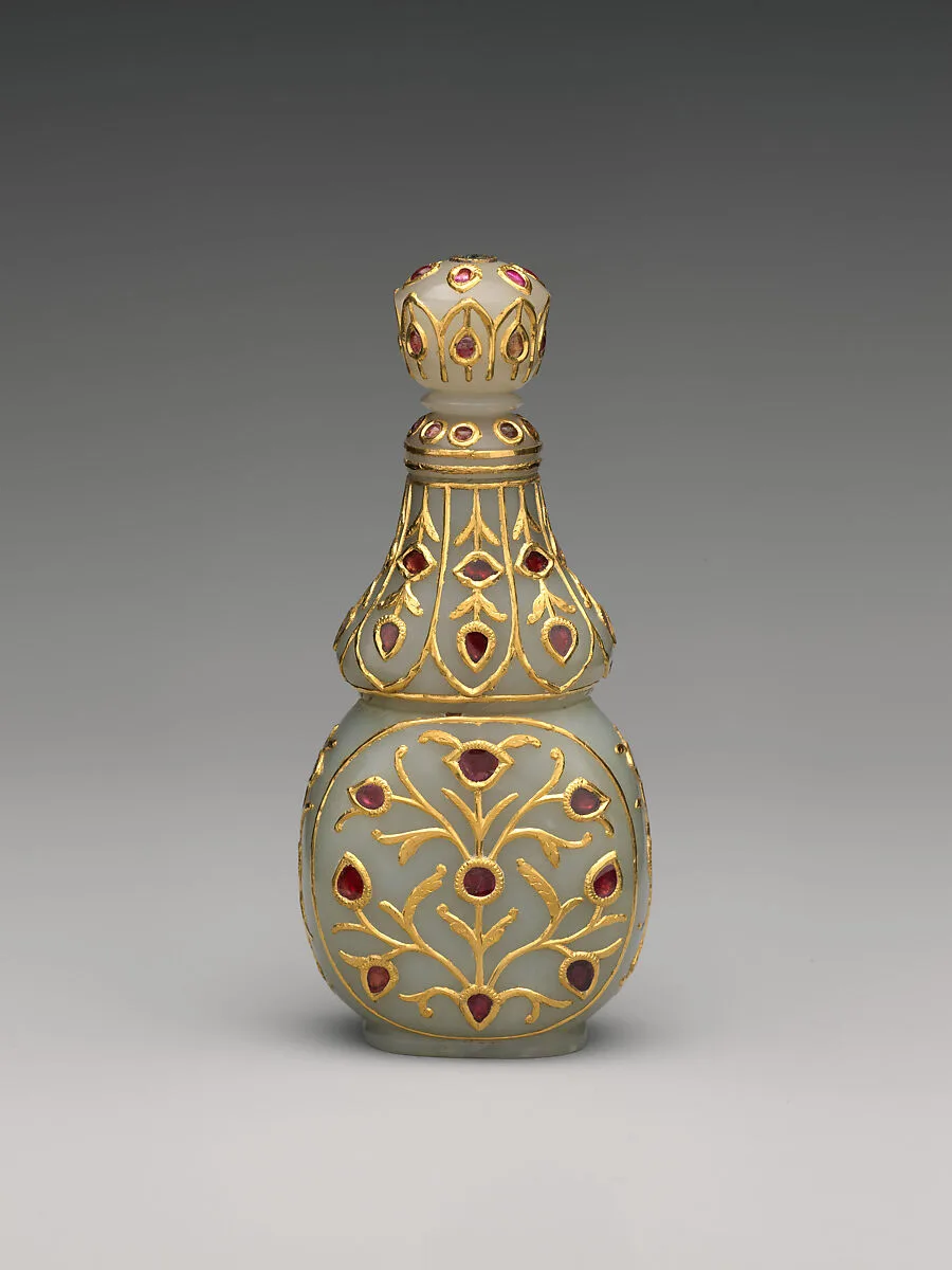 莫臥兒王朝 白玉葫蘆瓶|Vase with stopper — Unknown
