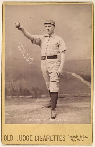 Hughes, Pitcher, Brooklyn, from the series Old Judge Cigarettes