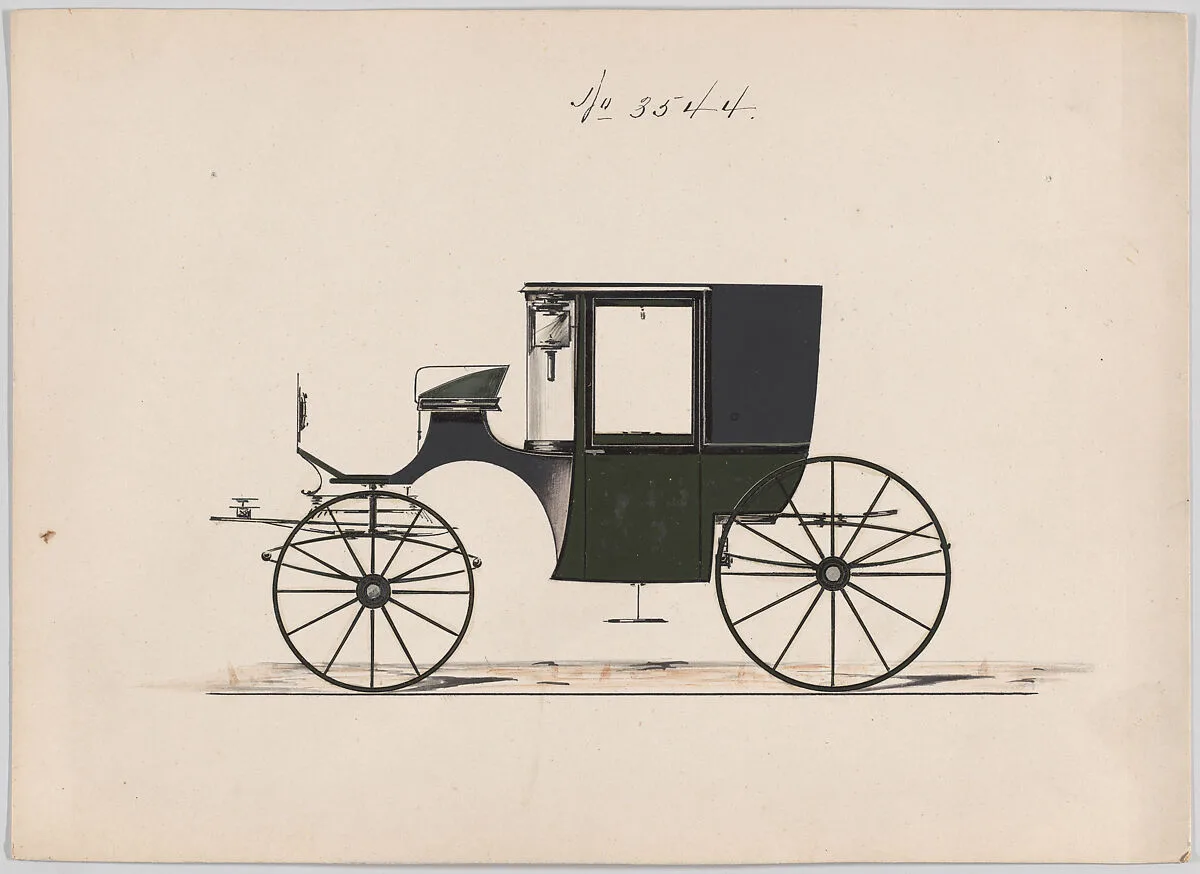 Design for Coupé, no. 3544 — Brewster & Co.