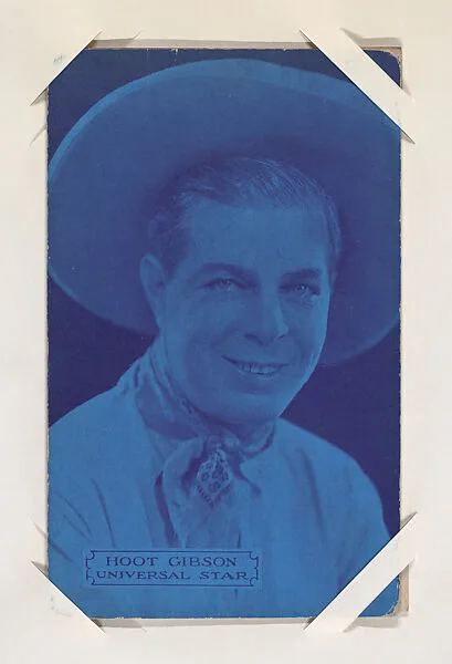 Hoot Gibson from Western Stars or Scenes Exhibit Cards series (W412) — Unknown