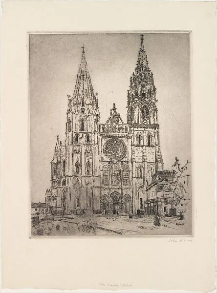 Chartres Cathedral — John Marin|Roullier Galleries