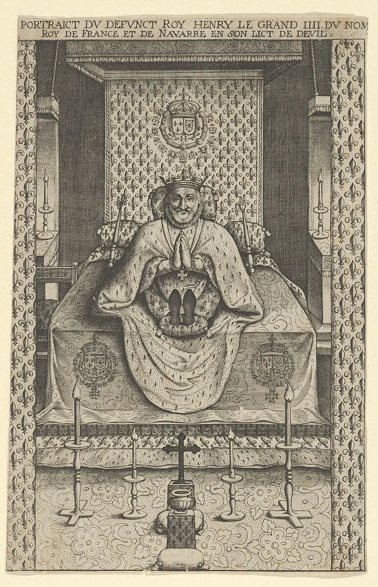 Funeral effigy of Henry IV, King of France — Anonymous, French, 17th century|Pierre Firens I