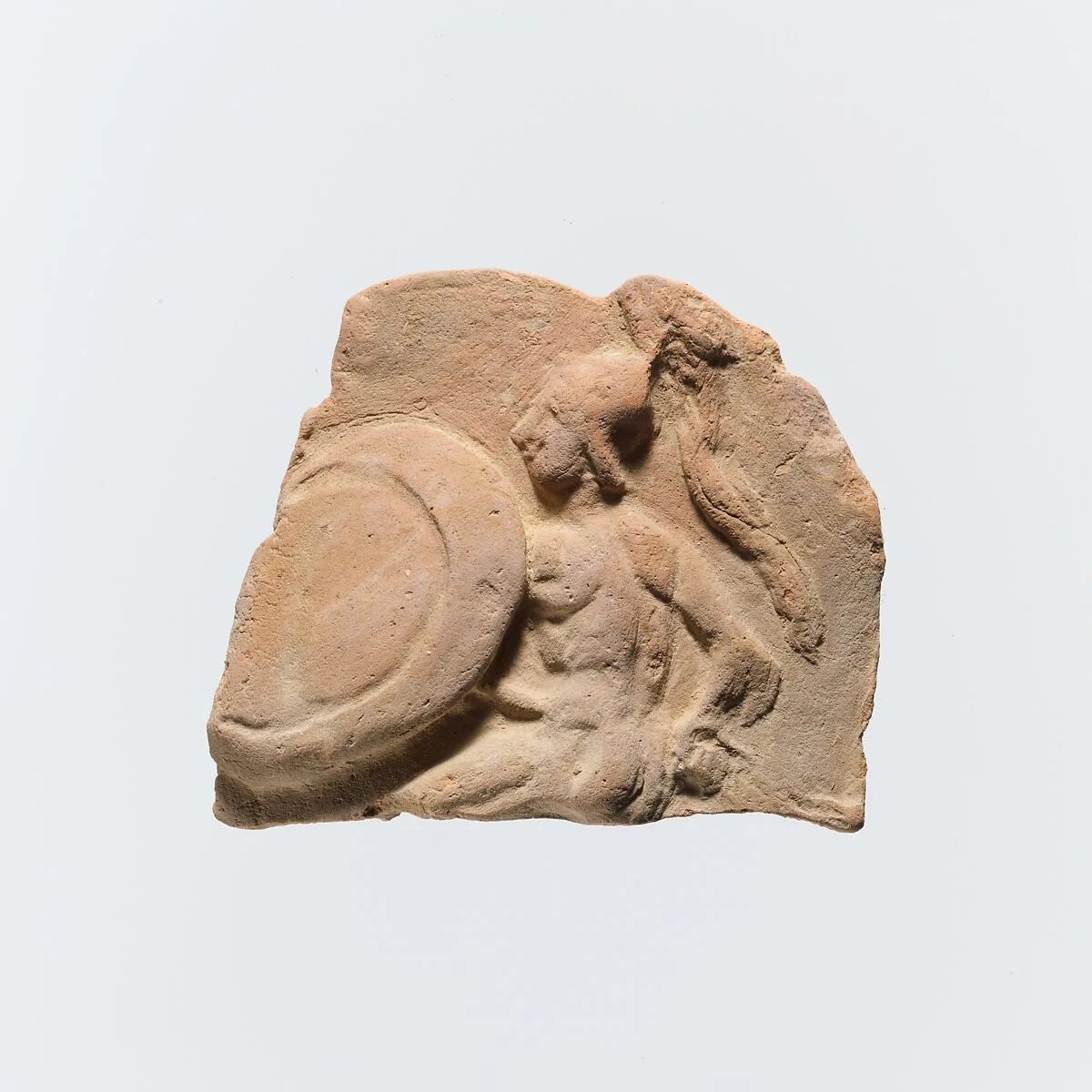 Fragment of a terracotta plaque — Unknown