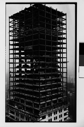 [Chrysler Building Construction, From Roof of Chanin Building, New York City]