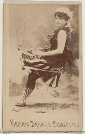 From the Actors and Actresses series (N45, Type 5) for Virginia Brights Cigarettes