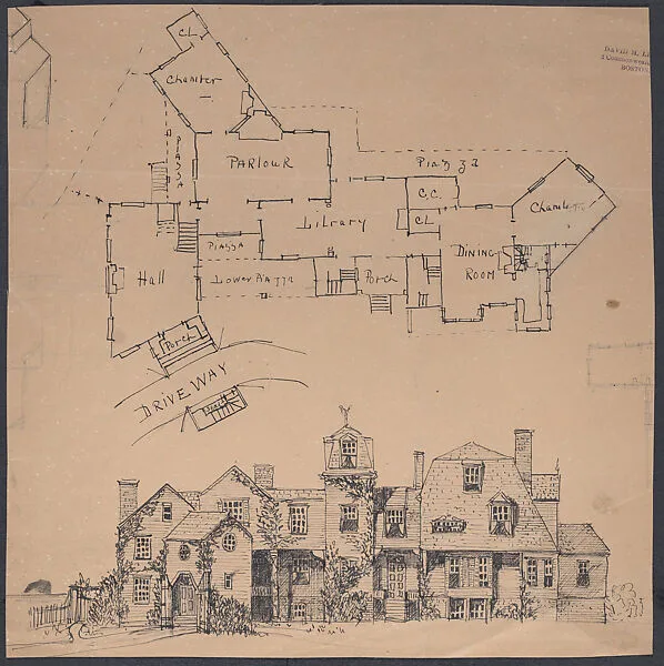 House Elevation and Plan — Arthur Little