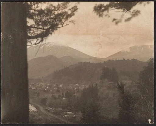 [View of Mountains and Valley from Above]