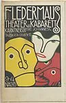 Three Masks, Fledermaus Theater and Cabaret — Bertold Löffler|Wiener Werkstätte