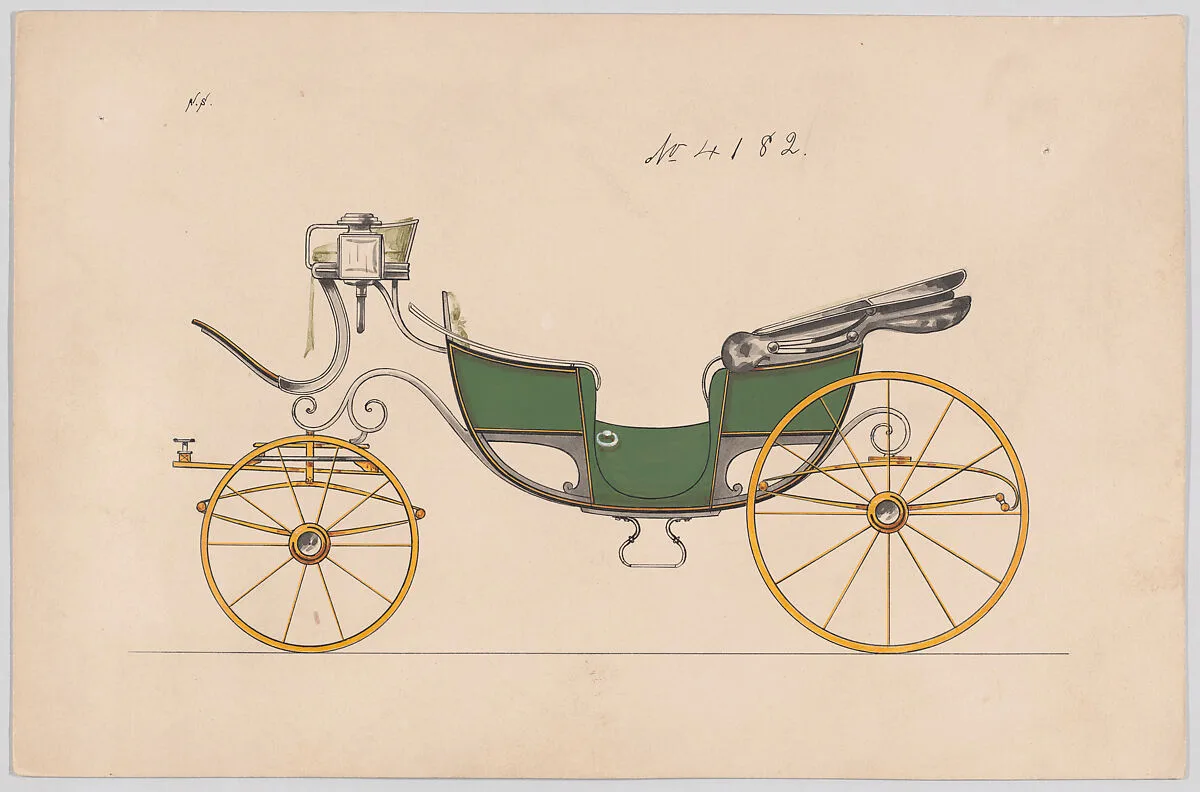Design for Vis-à-vis, no. 4182 — Brewster & Co.|Herman Stahmer