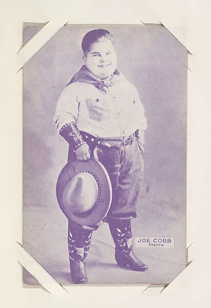 Joe Cobb from Movie Stars Exhibit Cards series (W401) — Unknown