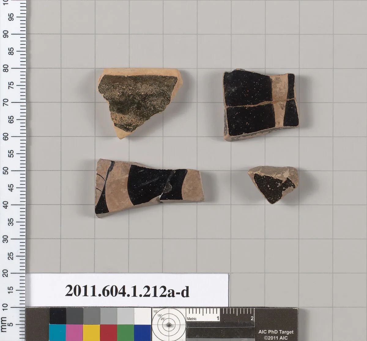 Terracotta fragments of a kylix (drinking cup) — Unknown