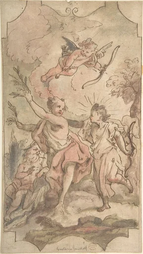 Apollo and Daphne: Design for a Wall or Ceiling Panel
