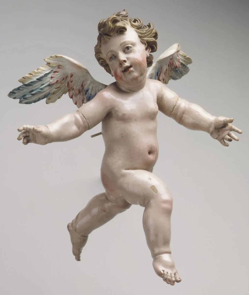 Winged cherub — Unknown