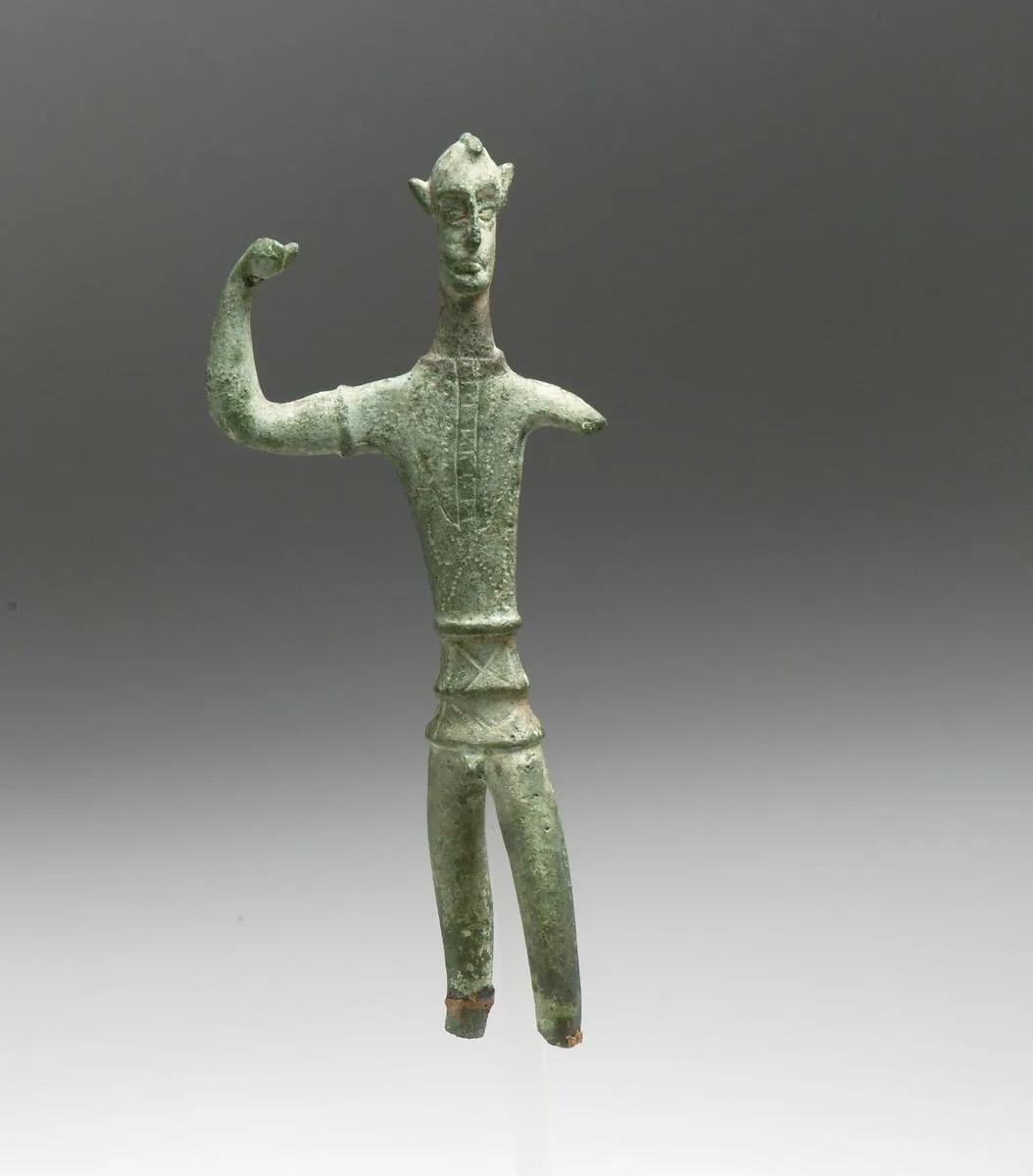 Bronze statuette of a warrior — Unknown